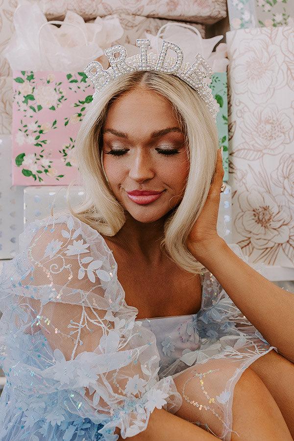 impressions Bride Pearl Embellished Headband