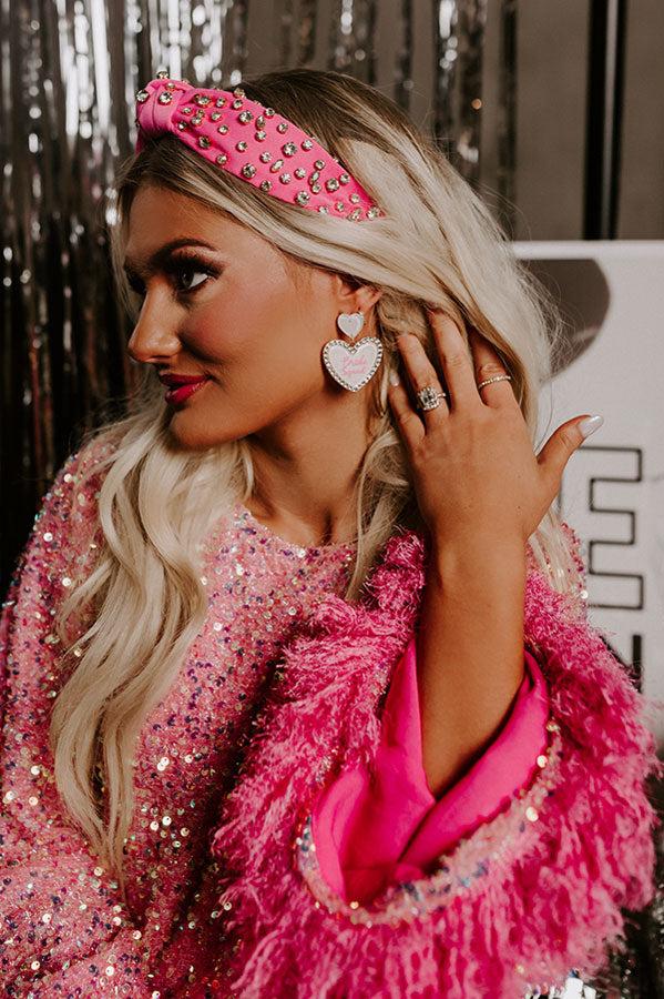 Impressions Bride Squad Earrings In White