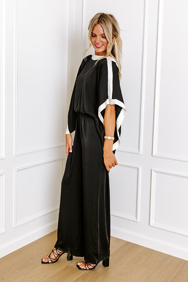 Impressions Brooklyn Babe Jumpsuit In Black