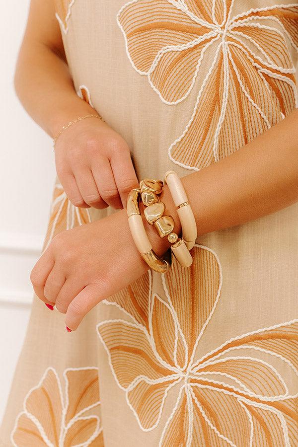 impressions Calm Energy Stretch Bracelet Set