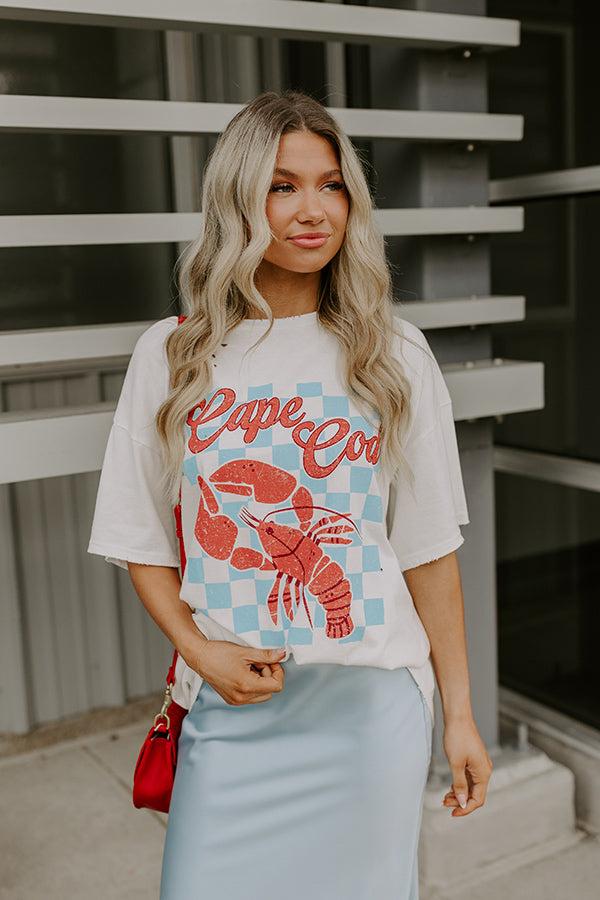 Impressions Cape Cod Distressed Oversized Tee