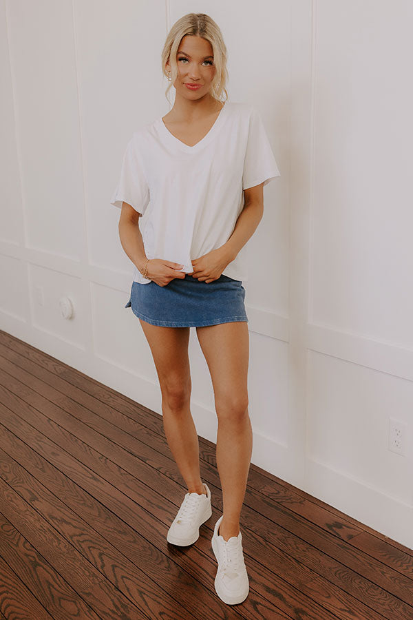 Impressions Casual Cues Tee In White