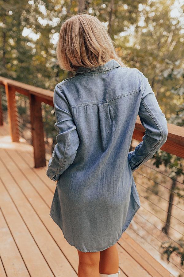 Impressions Casually Yours Denim Mini Dress