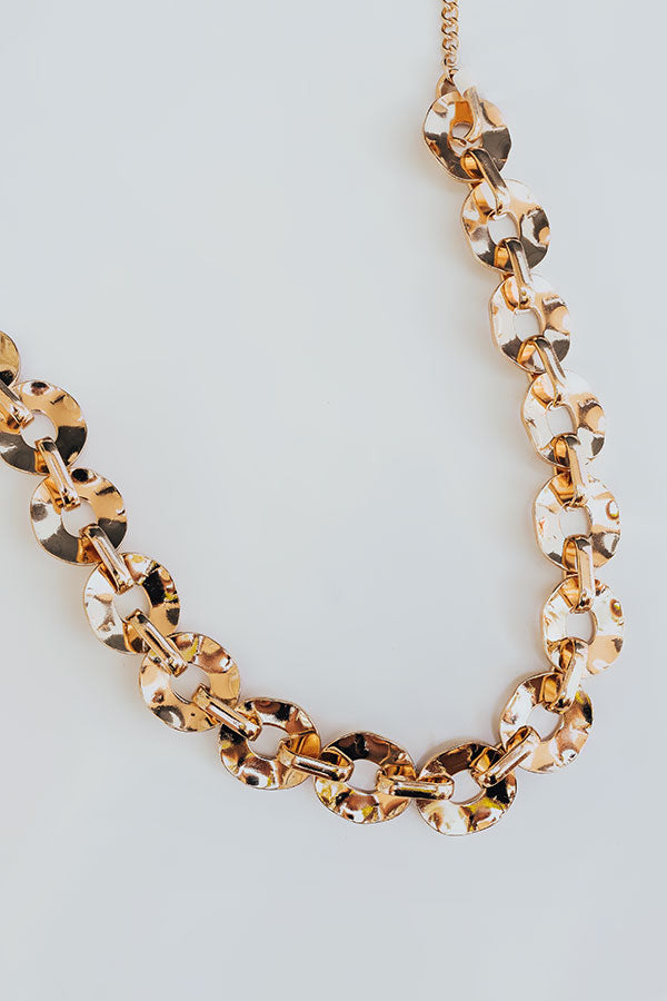 impressions Center of Attention Link Necklace