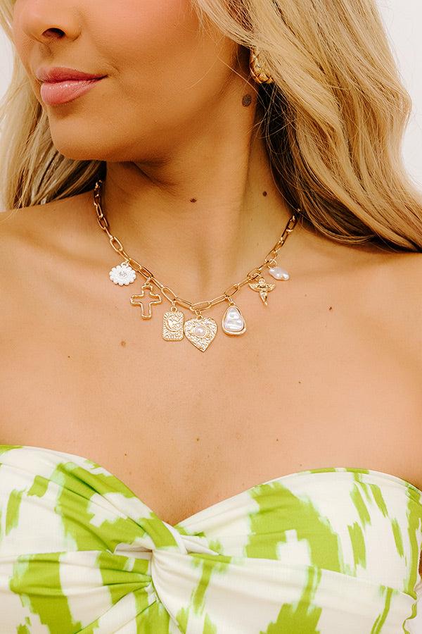 impressions Charmed Feeling Link Necklace