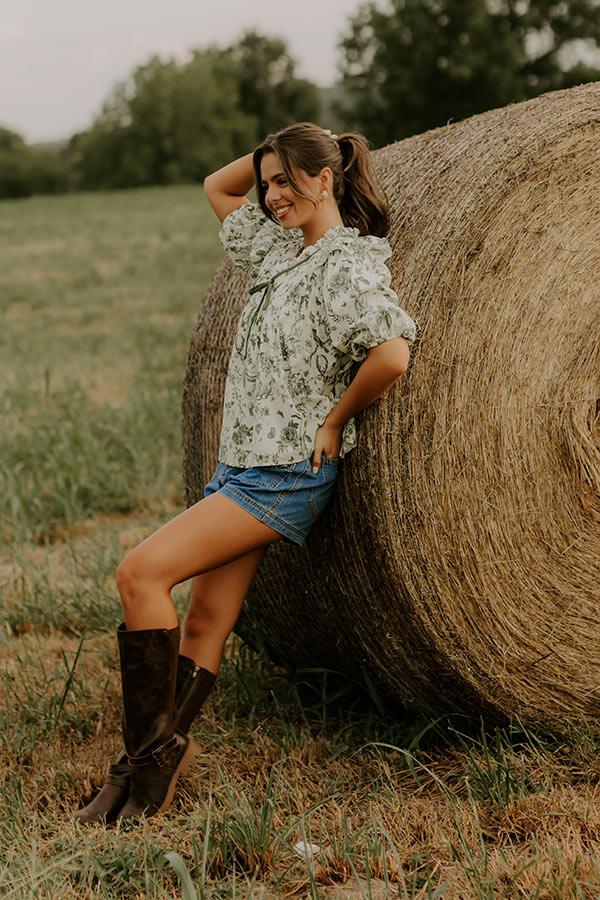 Impressions Charming Embrace Floral Top