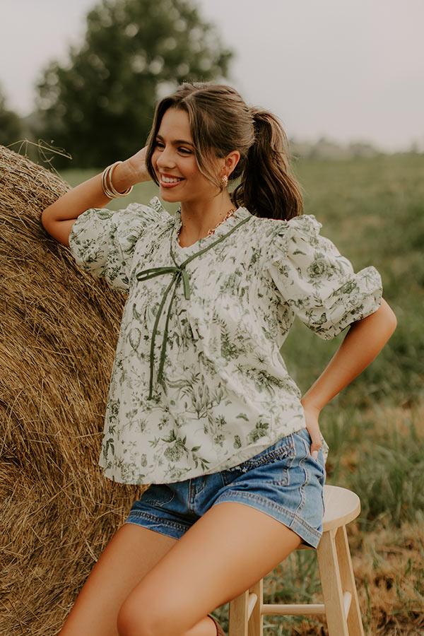 impressions Charming Embrace Floral Top