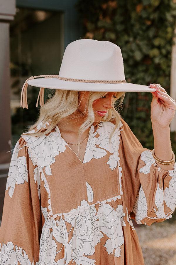 Impressions Chasing Sunsets Felt Fedora In Ivory