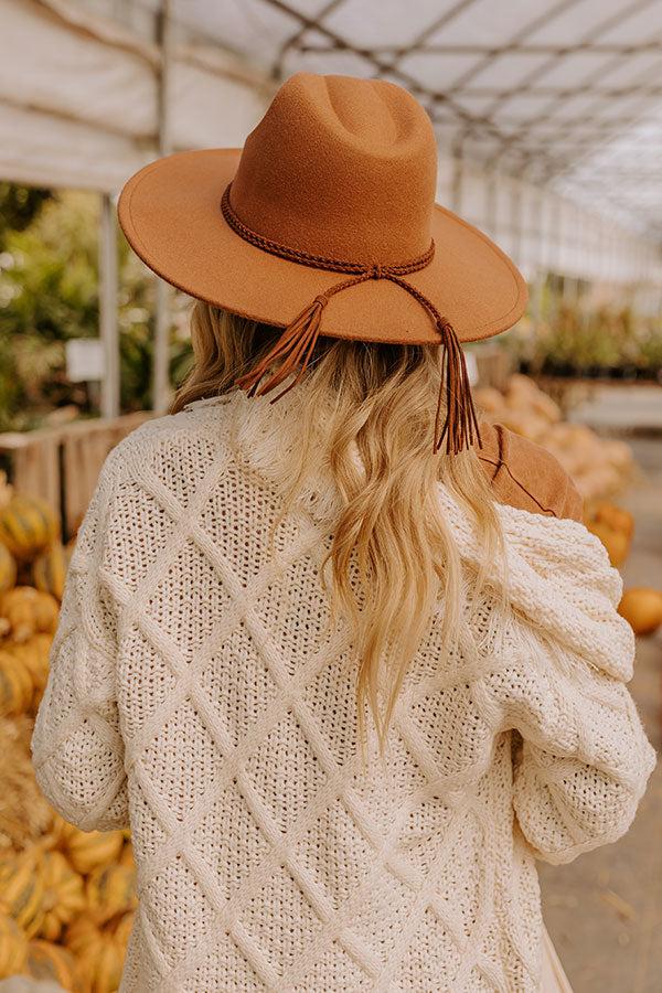 impressions Chasing Sunsets Felt Fedora in Tan