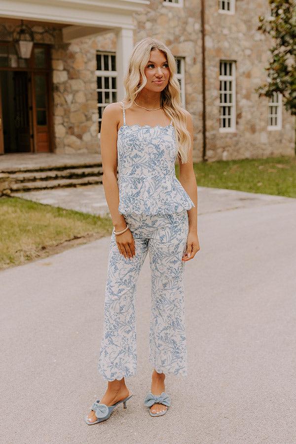 Impressions Chateau Charm Floral Peplum Top