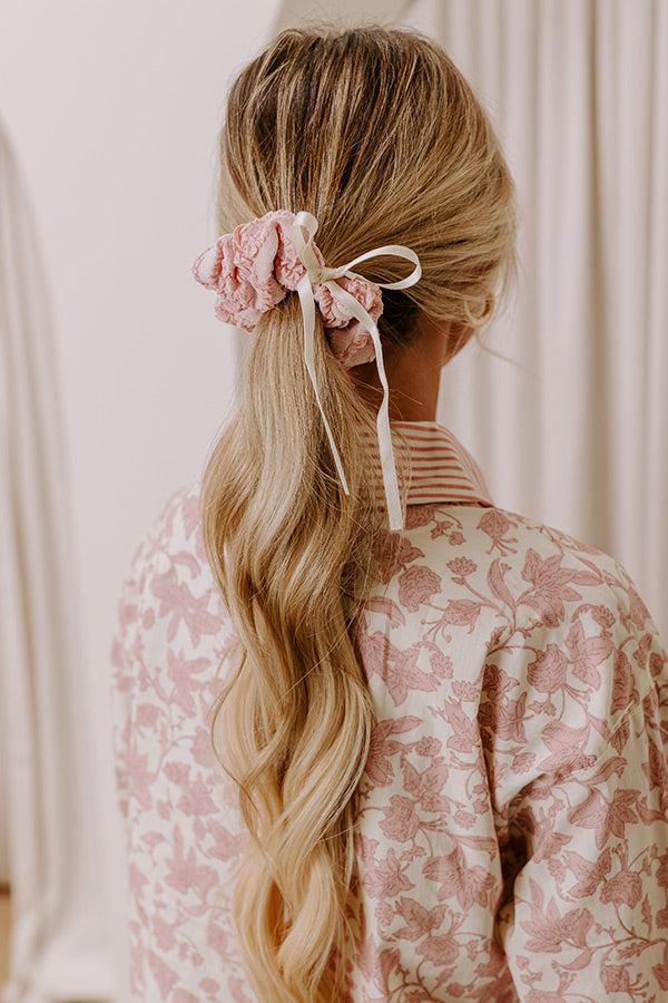 impressions Chic Mindset Scrunchie in Ivory
