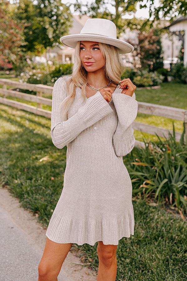 Impressions Cinnamon Sugar Kisses Sweater Dress