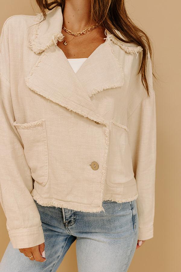 Impressions City Layers Linen-Blend Jacket