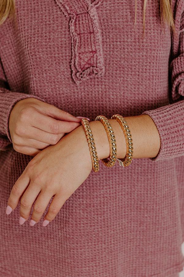 impressions Classy And Chic Cuff Bracelet Set