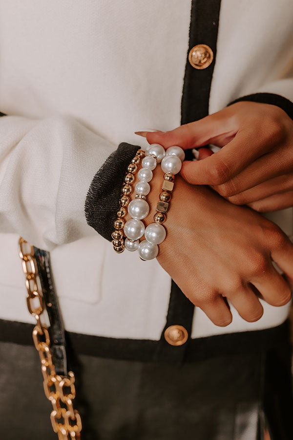 impressions Classy Moment Stretch Bracelet Set