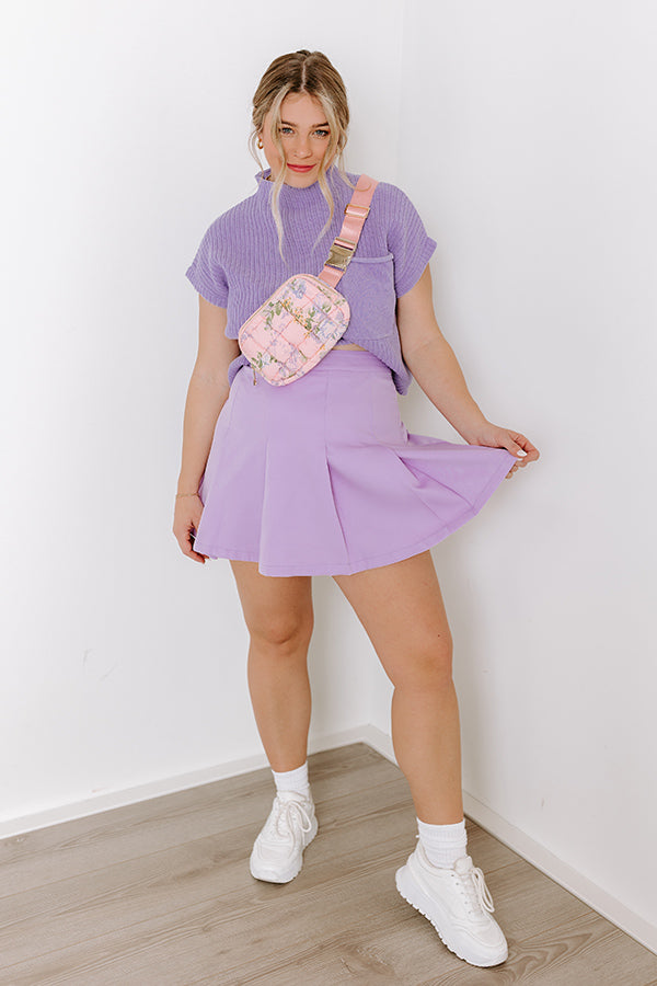 Impressions Clever Moment Skirt In Lavender