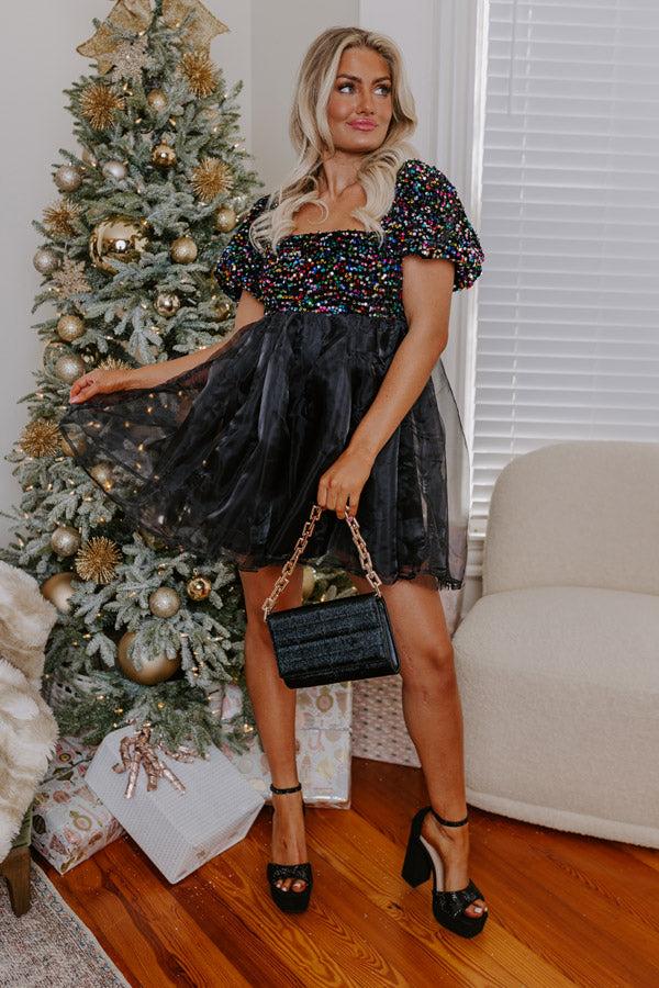 impressions Cocktail Hour Organza Mini Dress