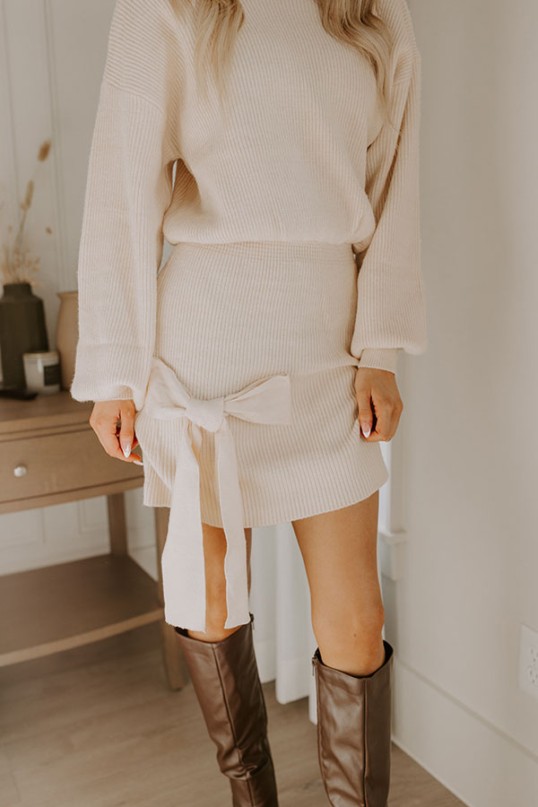 Impressions Cue The Charm Knit Sweater Dress