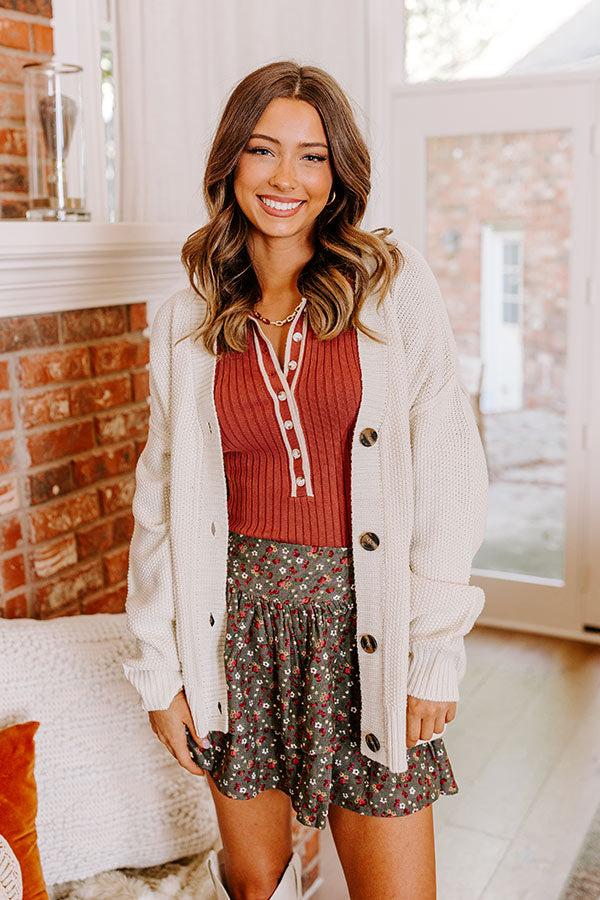 Impressions Cue The Cozy Knit Cardigan