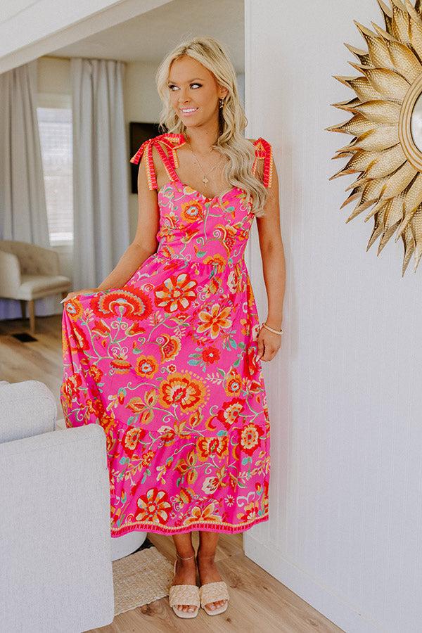 Impressions Day Party Delight Floral Maxi Dress