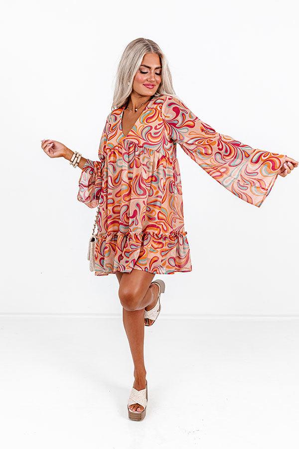Impressions Down To Dallas Babydoll Dress