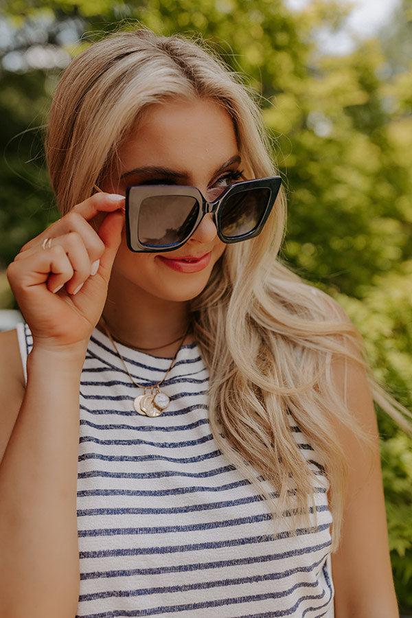 Impressions Drawn To The Beach Sunnies In Navy