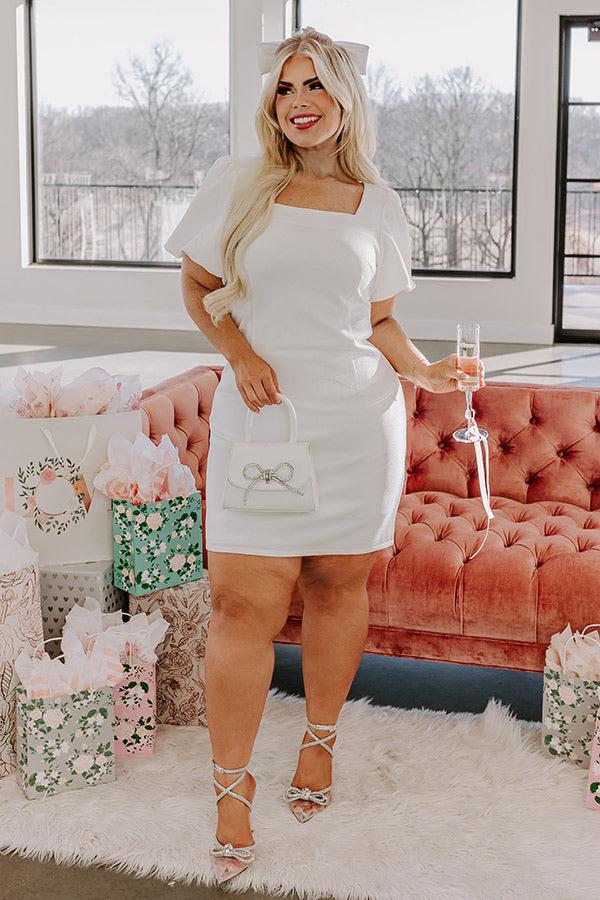 Impressions Embracing Love Knit Mini Dress Curves