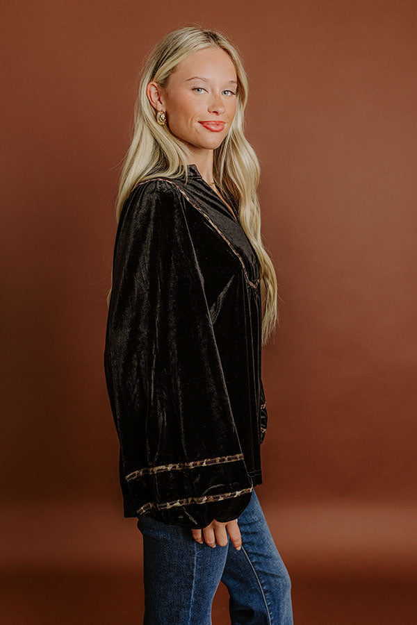 Impressions Enchanting Evening Velvet Top