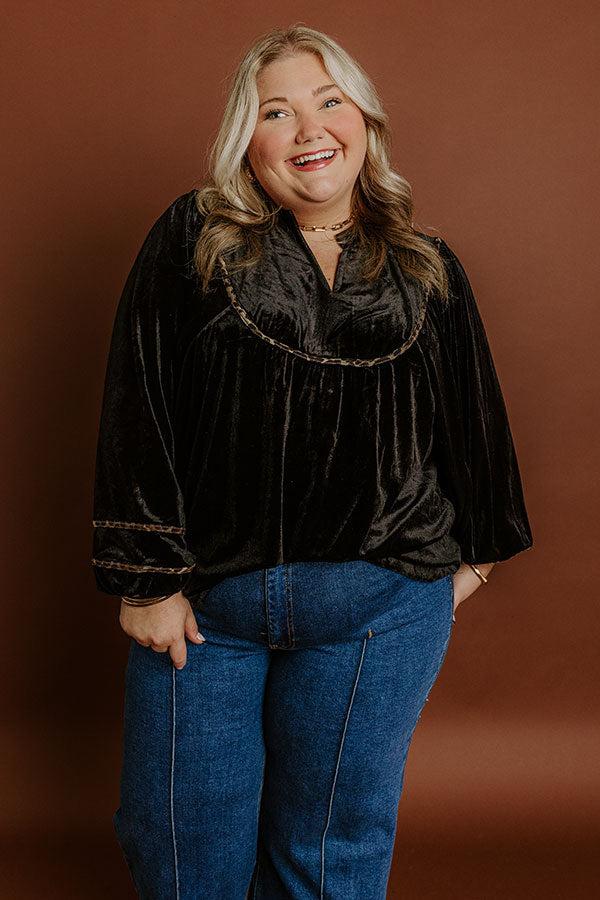 impressions Enchanting Evening Velvet Top Curves