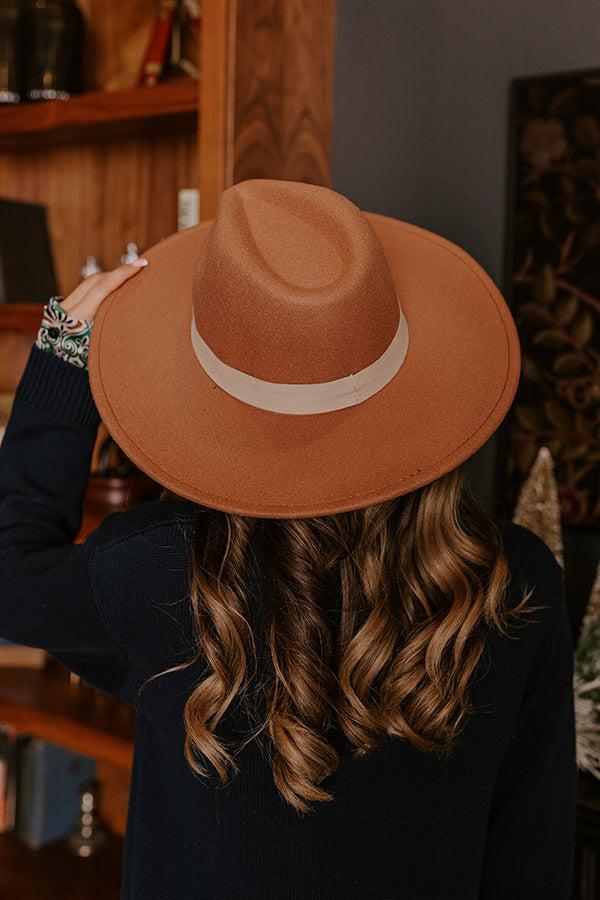 Impressions Fall Vibes Felt Fedora In Tan