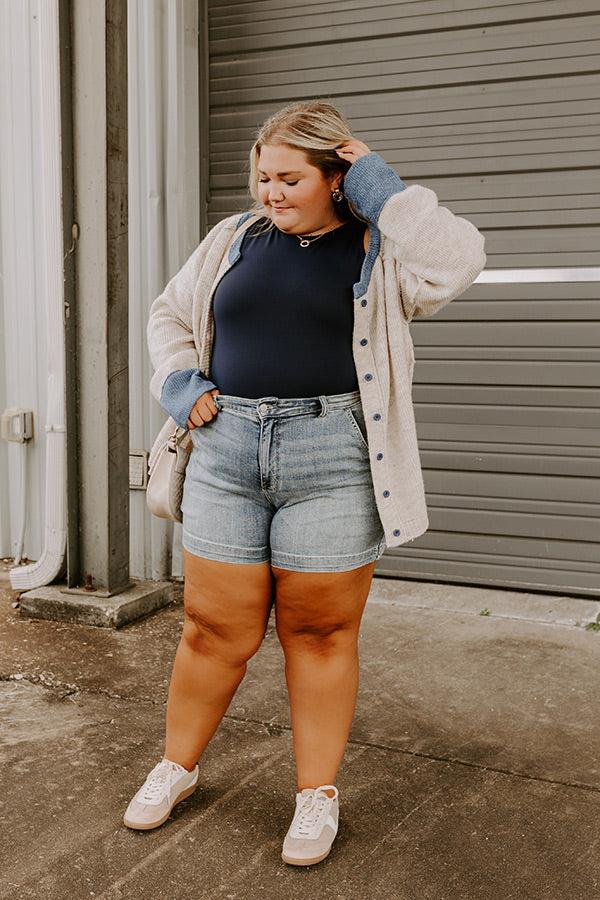 Impressions Falling Leaves Knit Cardigan Curves