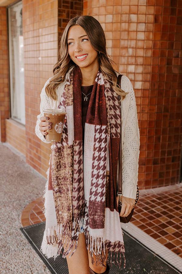 impressions Falls First Chill Scarf in Chestnut