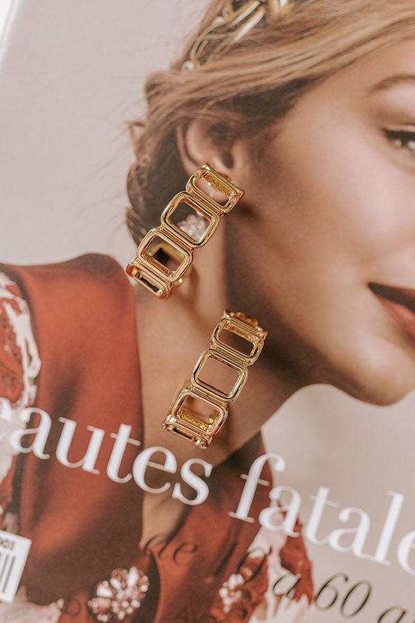 impressions Feeling Artsy Hoop Earrings