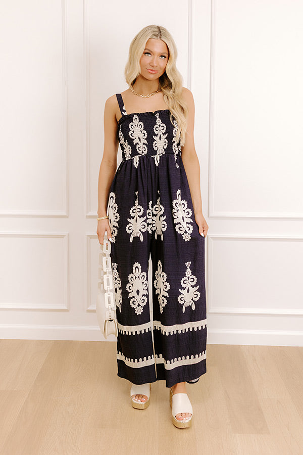 Impressions Feeling Boho Wide Leg Jumpsuit