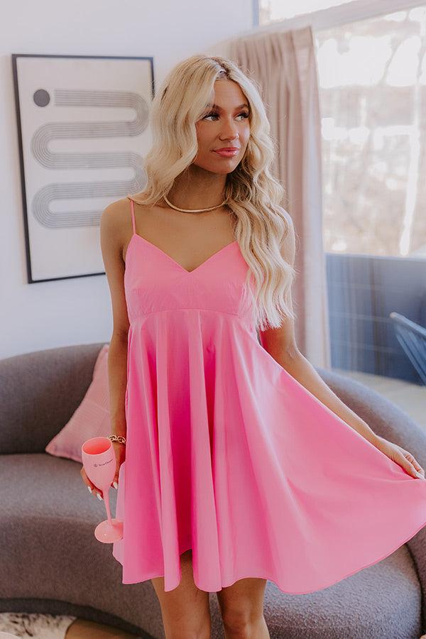 impressions Feeling Bubbly Babydoll Mini Dress