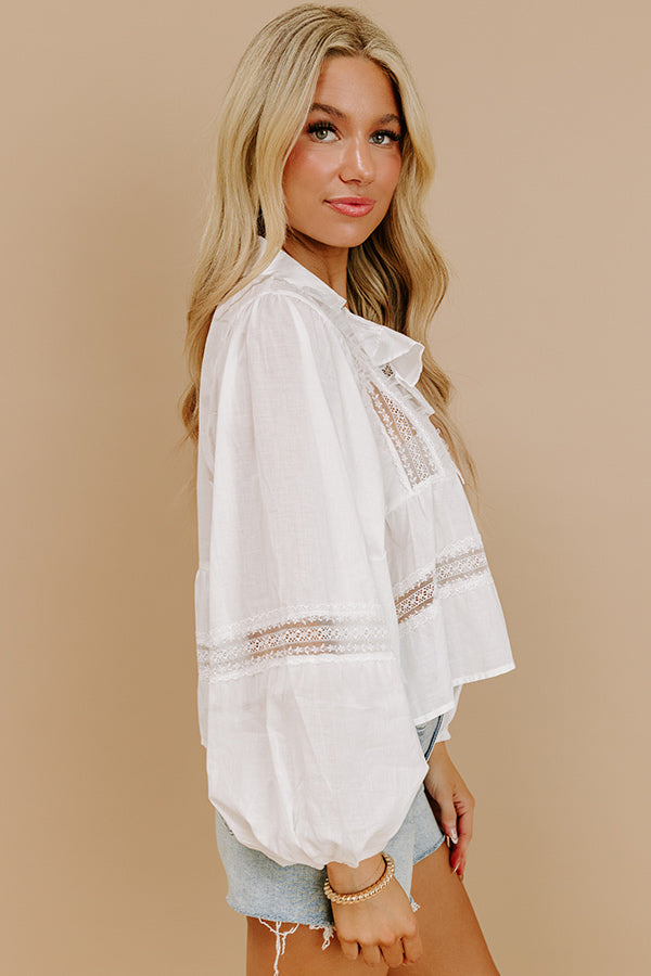 Impressions Feeling Lighthearted Lace Top