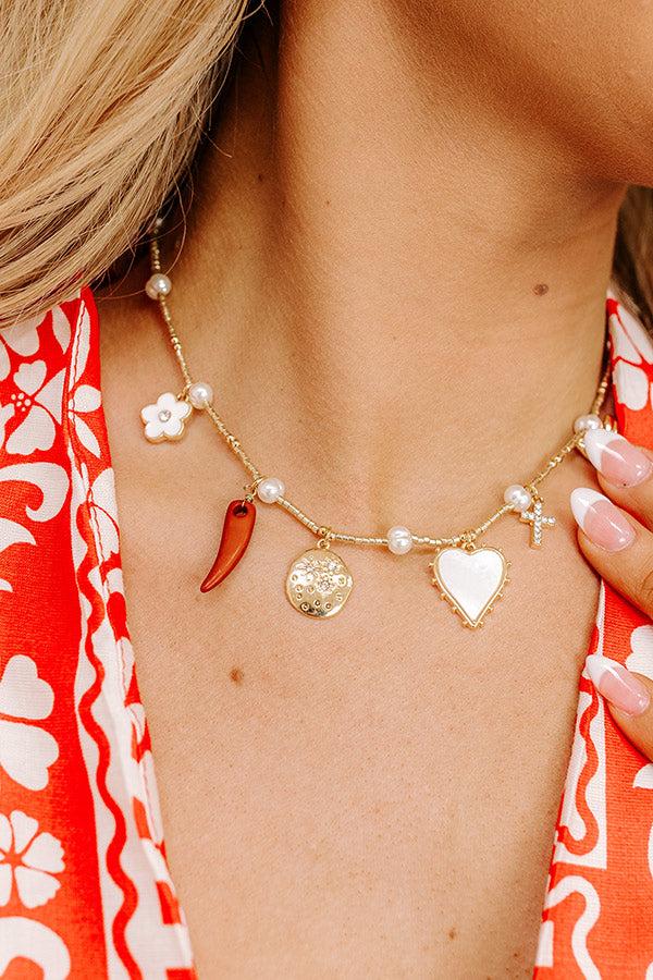 impressions Feeling Social Charm Necklace