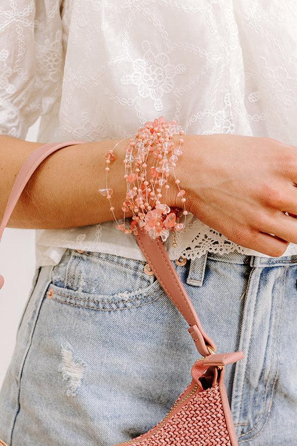 impressions Final Touch Layered Bracelet in Blush