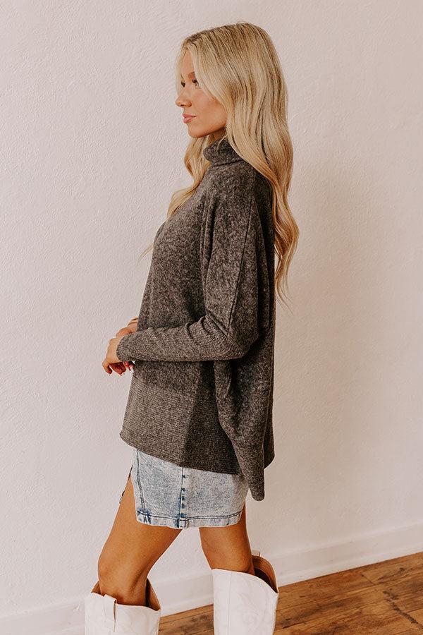 Impressions Fireside Cuddles Sweater In Black