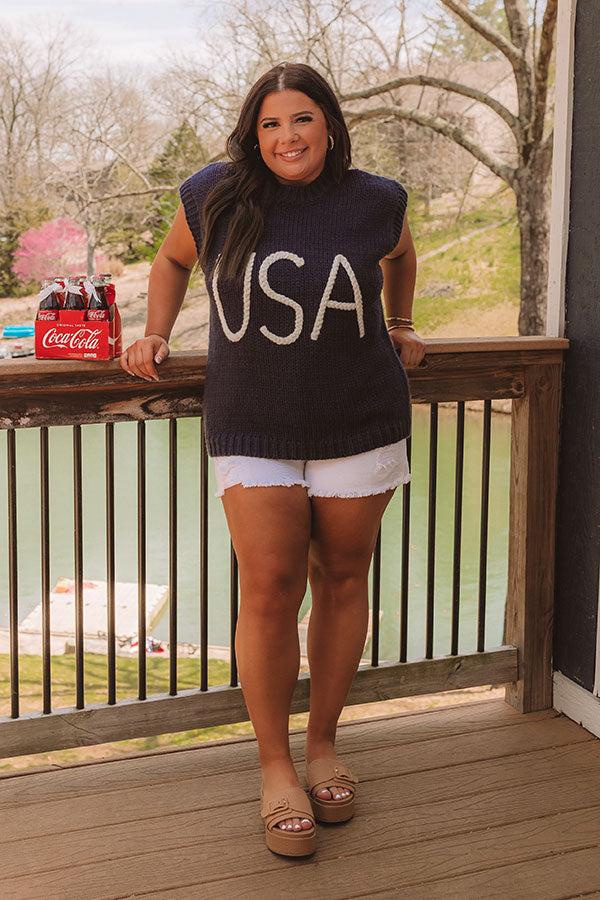 impressions Freedom Flair Knit Top Curves