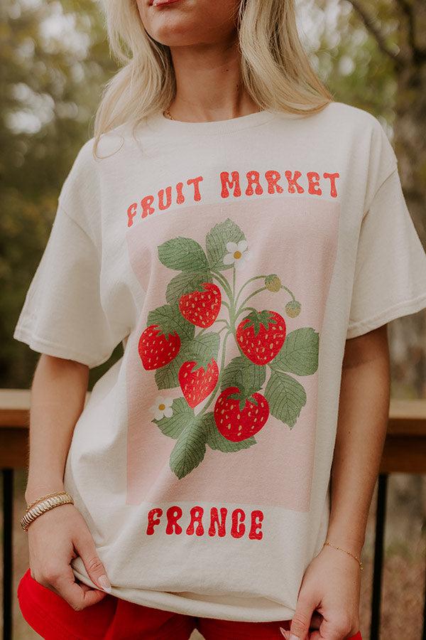 Impressions Fruit Market Vintage Graphic Tee