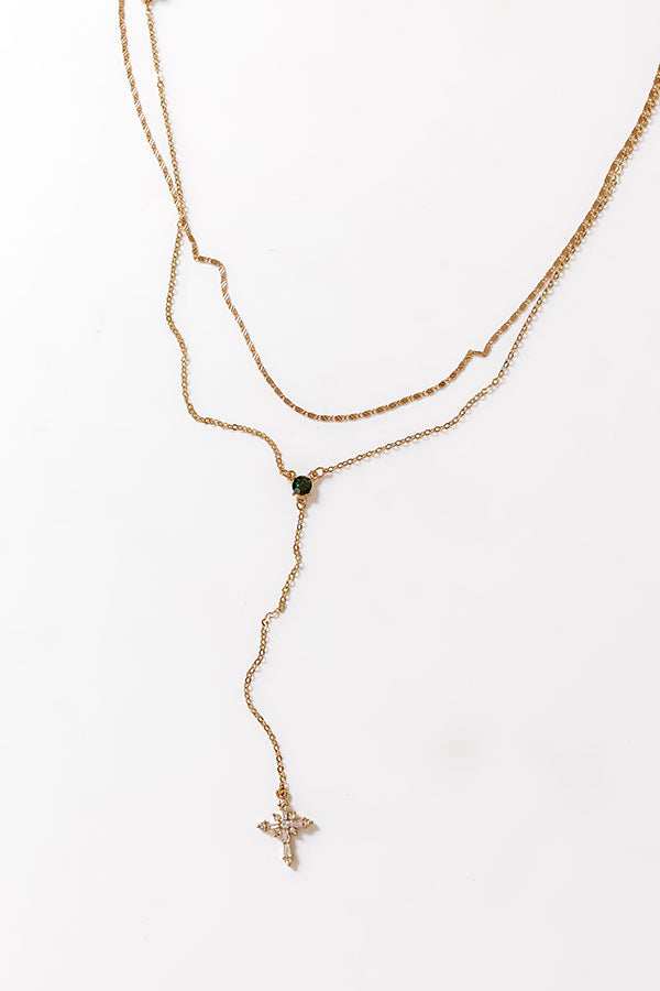 impressions Full Of Faith Lariat Necklace