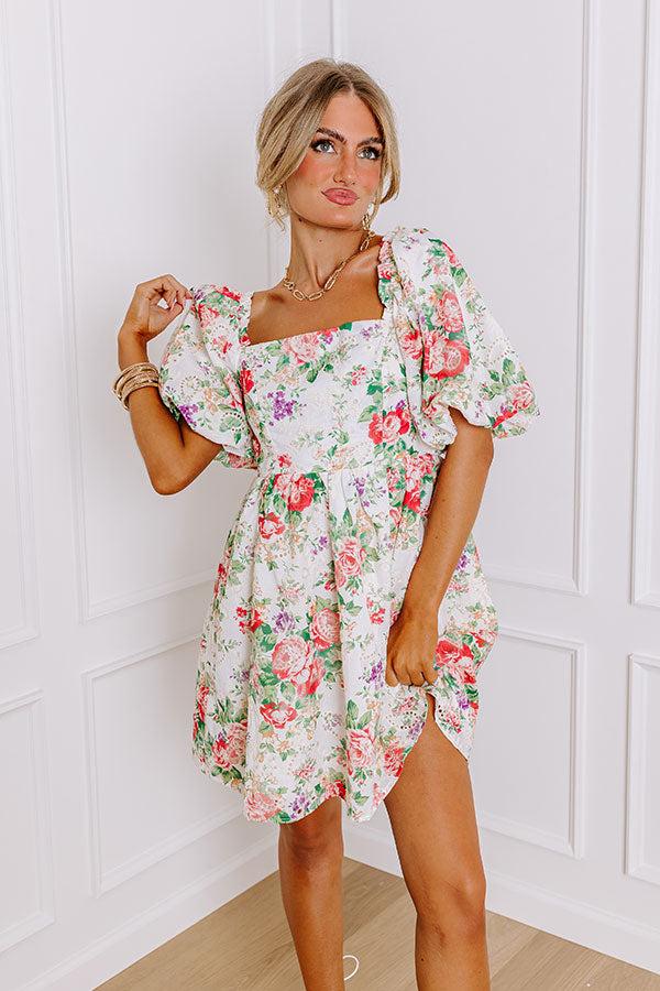 Impressions Garden Bliss Eyelet Mini Dress