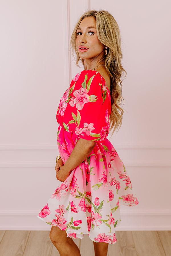 Impressions Garden Glamour Mini Dress