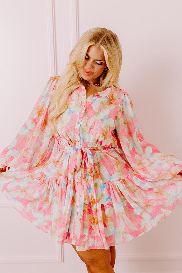 impressions Give Me Butterflies Mini Dress Curves