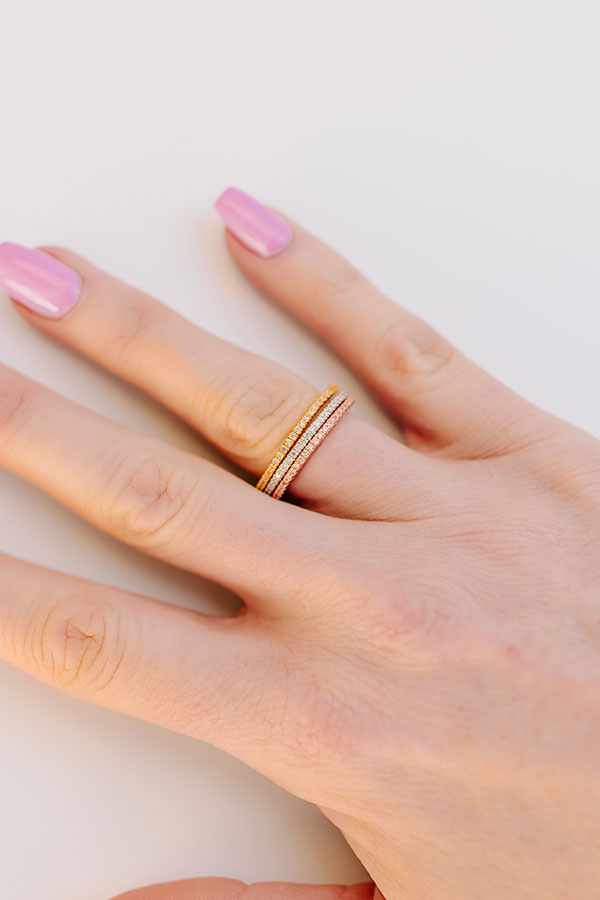 impressions Glamour Girl Ring Set