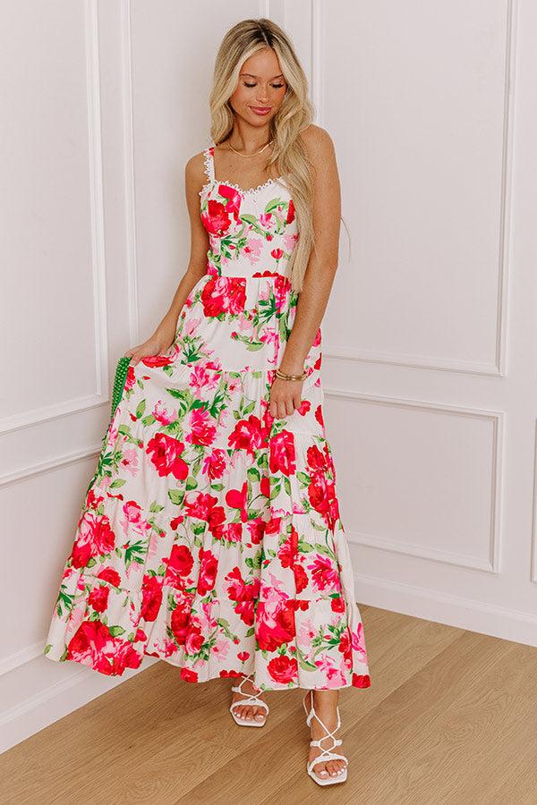 impressions Grace and Blooms Floral Maxi Dress
