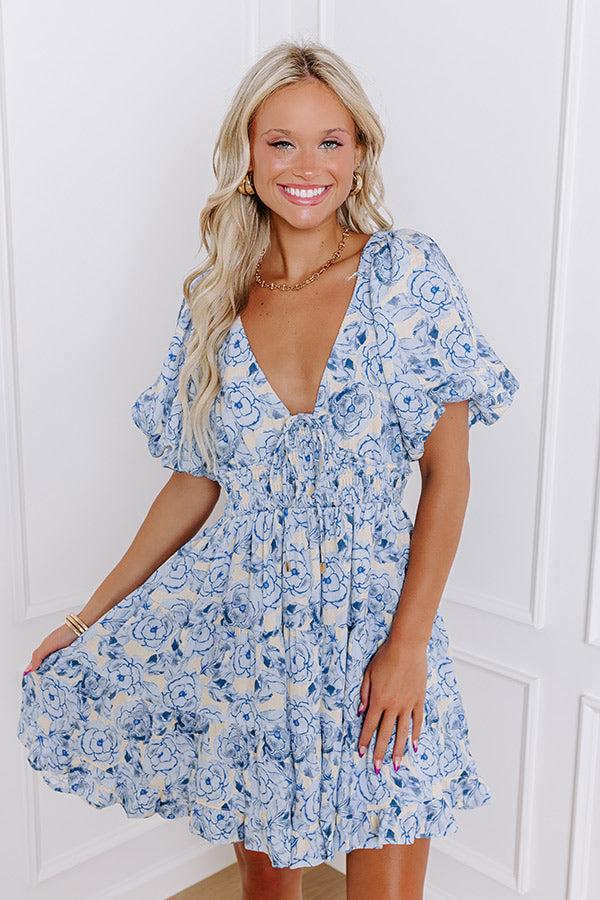 impressions Graceful Garden Mini Dress