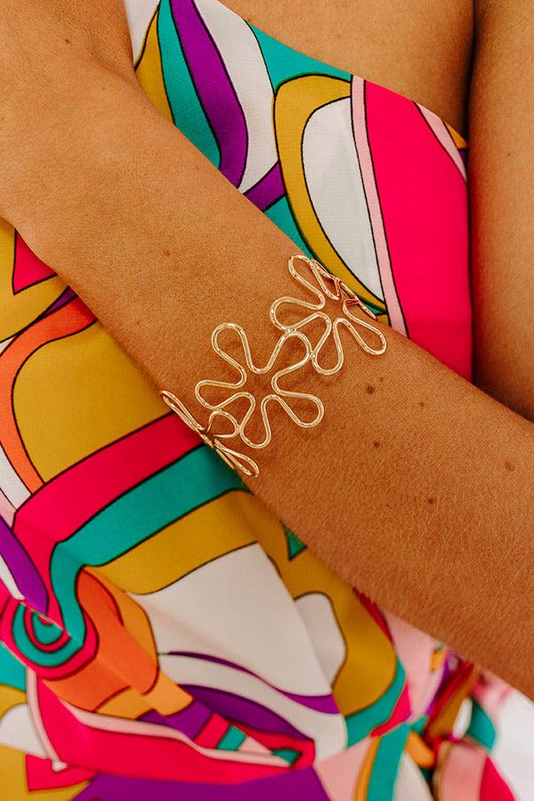 Impressions Happy Blooms Cuff Bracelet
