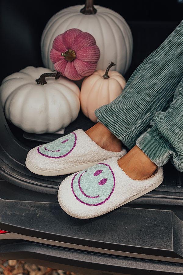 Impressions Happy Haven Sherpa Slipper In Aqua